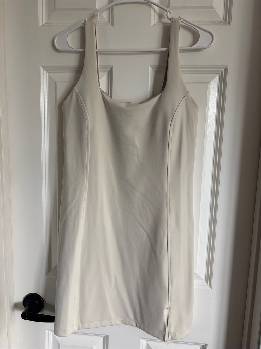lululemon athletica Cream Tank Mini Dress